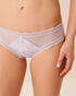 La Vie en Rose Xenon Blue Ditsy Rosettes Women Mesh And Lace Trim Cheeky Panty SKU: 20200799_P40580 Image 01