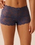 La Vie en Rose Crown Blue Women Lace High Waist Boyshort Panty SKU: 20200814_40290 Image 01