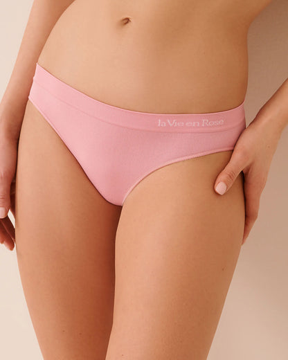 La Vie en Rose Sea Pink Women Seamless Fabric Bikini Panty SKU: 20200817_60171 Image 01