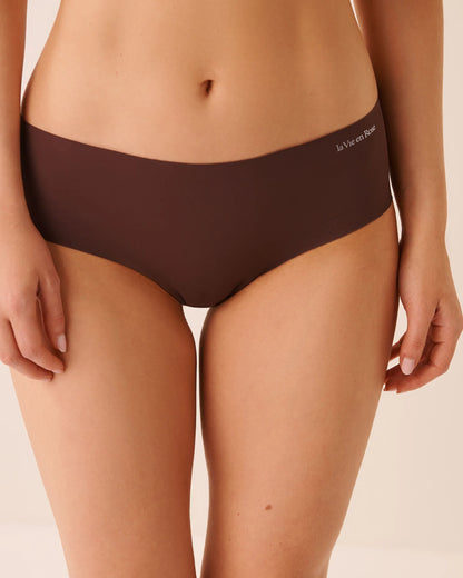 La Vie en Rose Brown Stone Women Microfiber Invisible Hiphugger Panty SKU: 20200825_20131 Image 01
