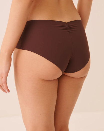 La Vie en Rose Brown Stone Women Microfiber Invisible Hiphugger Panty SKU: 20200825_20131 Image 02