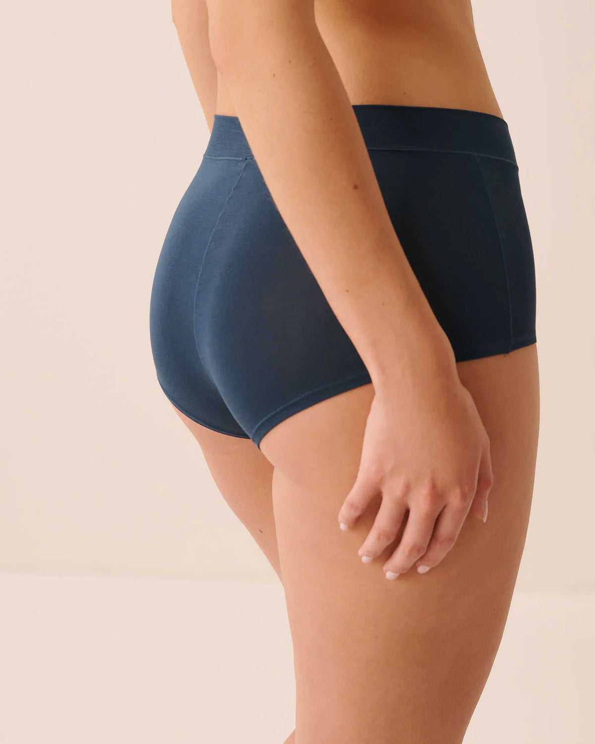 La Vie en Rose Midnight Navy Women Modal High Waist Hiphugger Panty SKU: 20200832_40008 Image 02