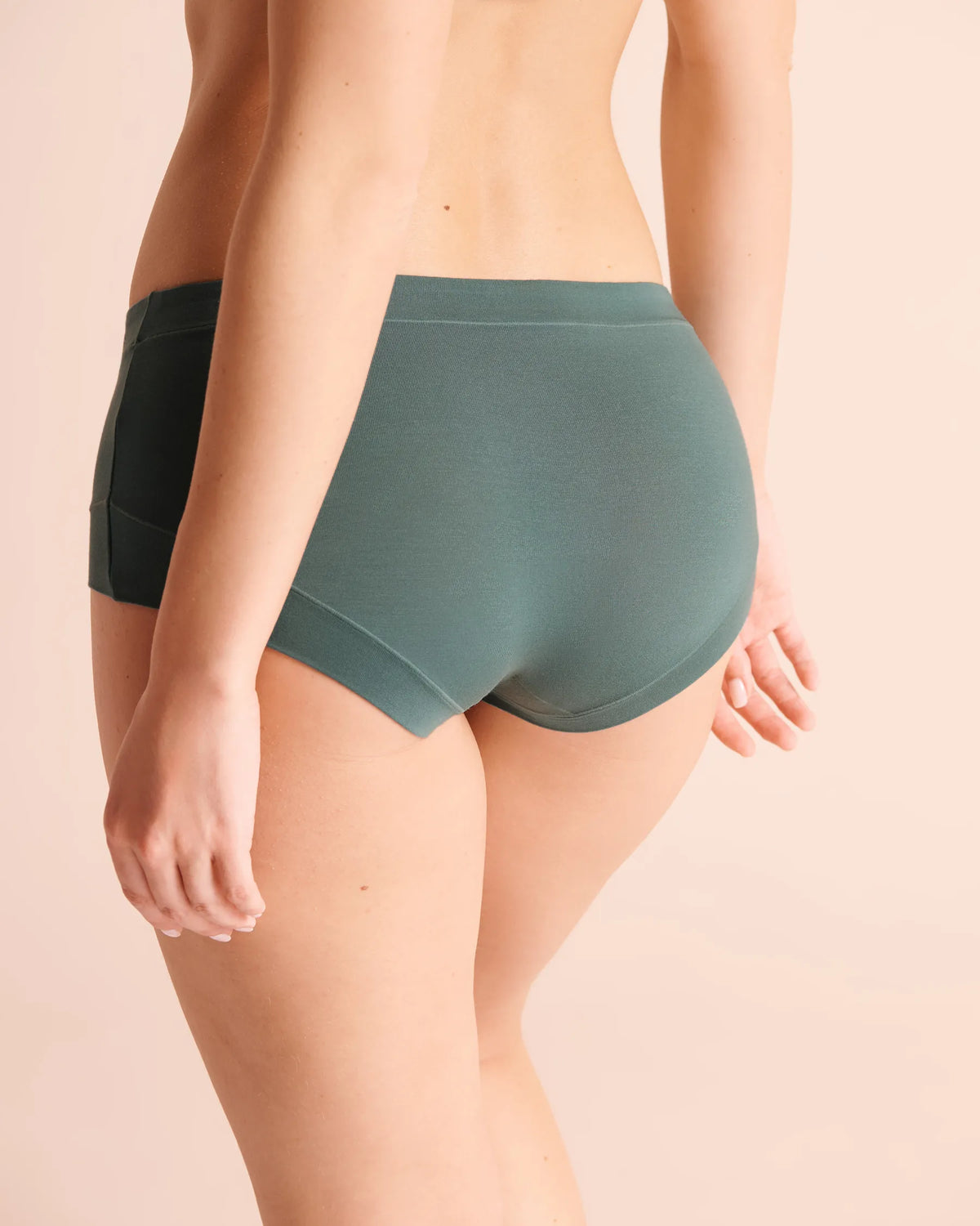 La Vie en Rose Sea Pine Women Modal Boyshort Panty SKU: 20200860_30174 Image 02