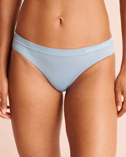 La Vie en Rose Ashley Blue Women Seamless Fabric Bikini Panty SKU: 20200871_40310 Image 01