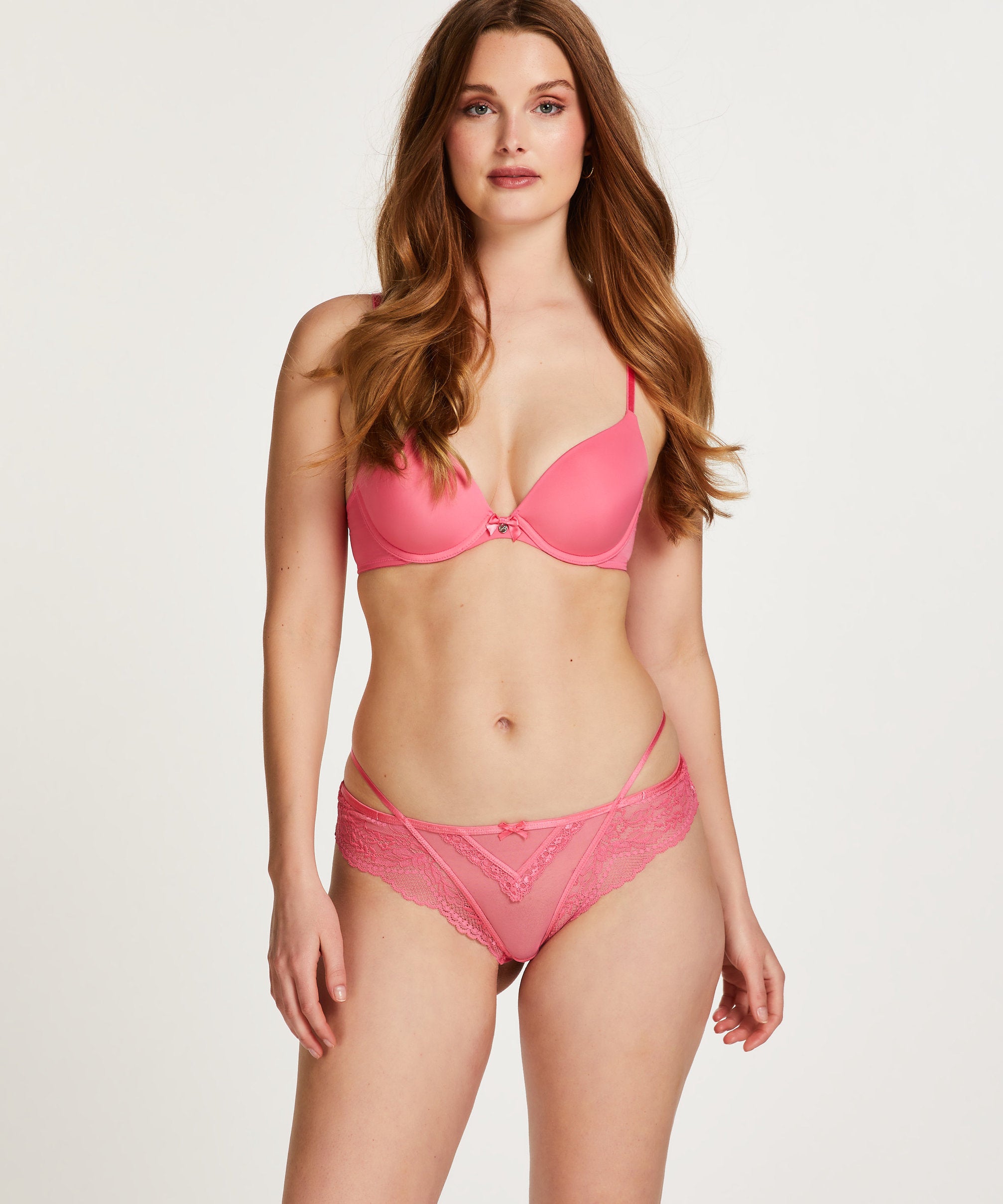 P&amp;M Push Up Bra In Different Cup Sizes_202080_Hot Pink_04