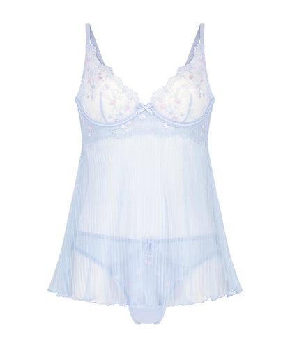 Wired Plisse Chiffon Olivia Babydoll In Different Cup Sizes_202331_Kentucky Blue_01