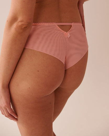 La Vie en Rose_Embroidered Mesh Cheeky Panty_20300383_P70064_03