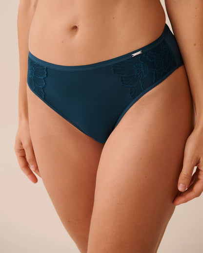 La Vie en Rose_Reflecting Pond_Microfiber and Lace Sleek Back Bikini Panty_20300437_40241_03