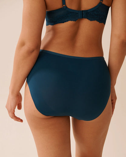 La Vie en Rose_Reflecting Mix Flowers_Microfiber Sleek Back High Waist Bikini Panty_20300441_P40478_02