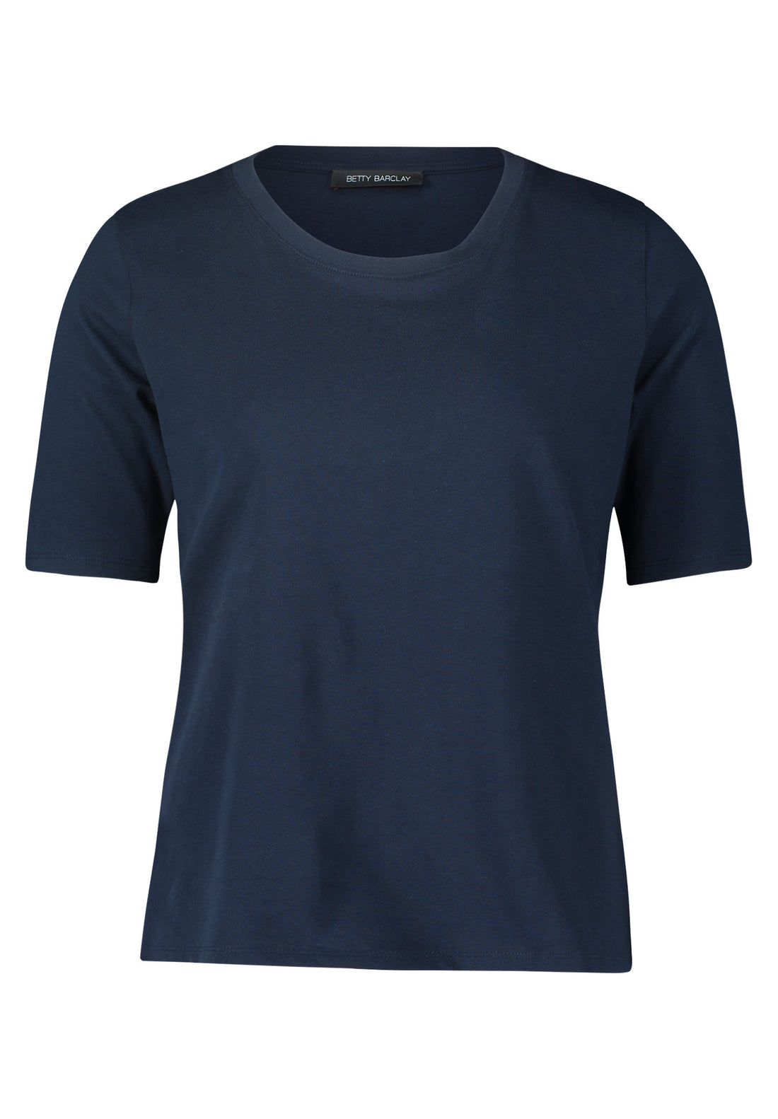 Navy Blue Round Neck T Shirt_2033 2509_8345_01