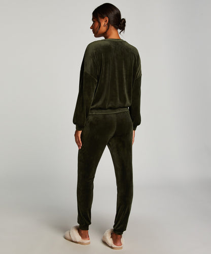 Jogger Slim Velours Urban_203327_Kombu Green_03