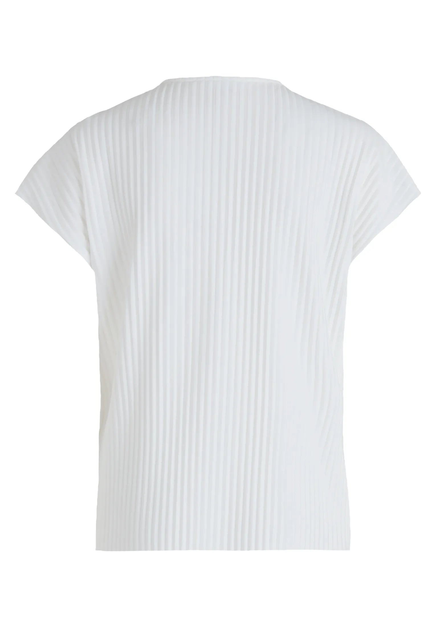 Betty Barclay Offwhite Women Short-Sleeved Pleated Shirt SKU: 2035-3185_1014 Image 03
