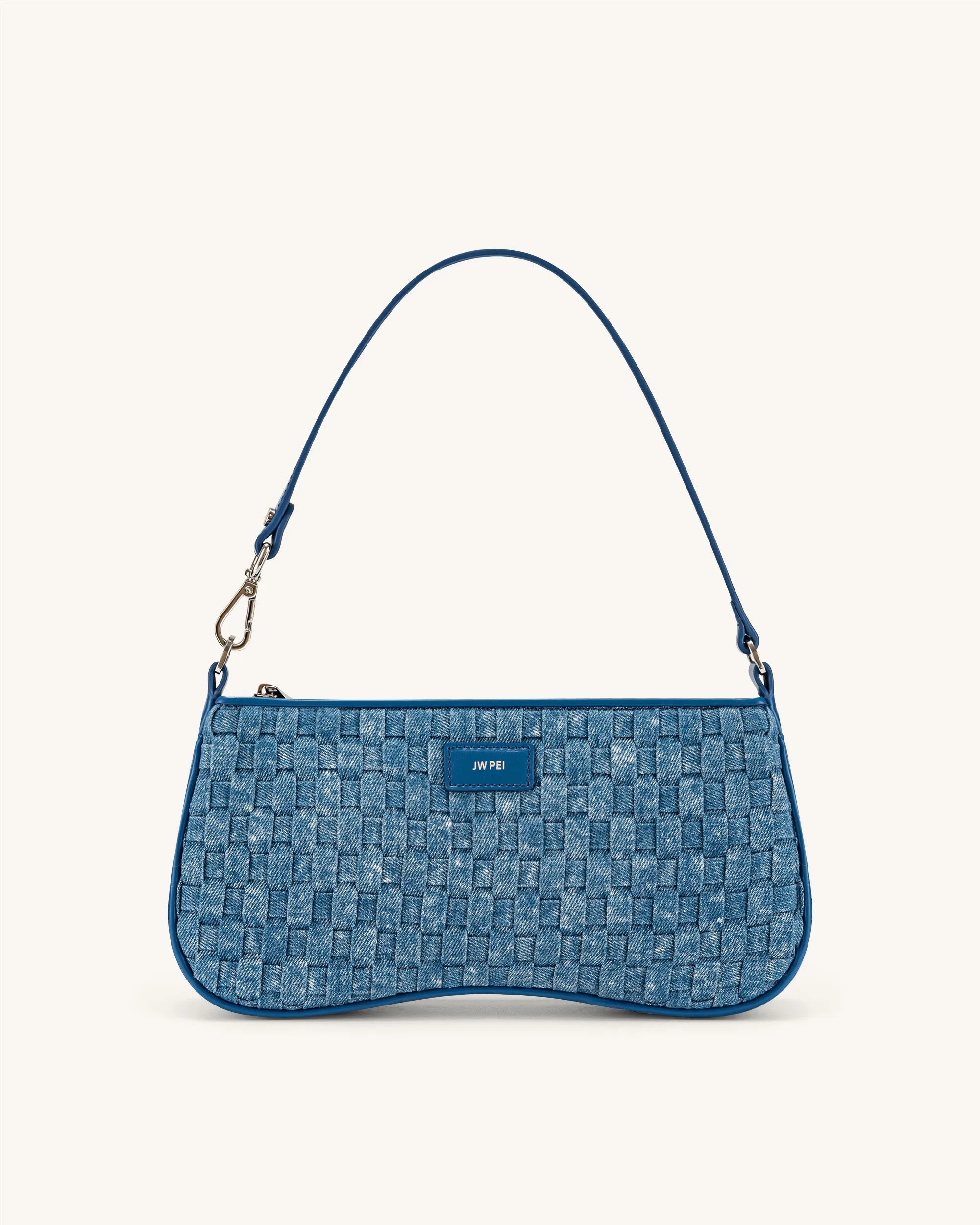 JW PEI_Blue Denim Weave_Eva Shoulder Handbag_20402-21_Blue Denim Weave_01