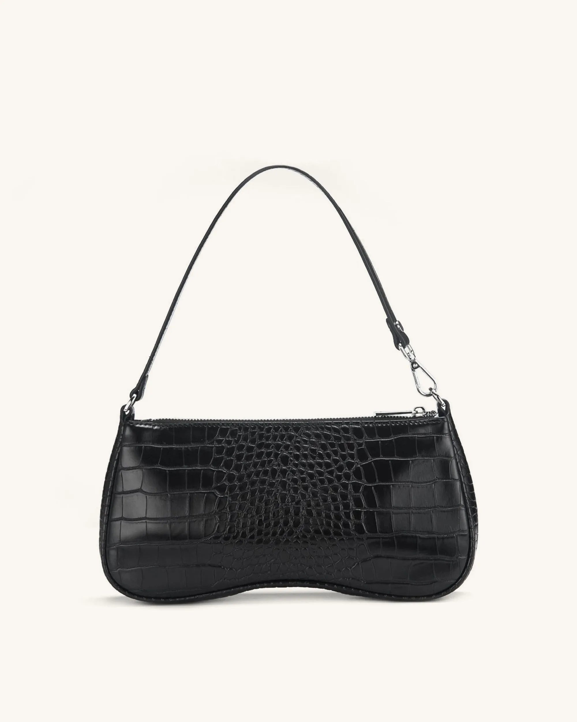 JW PEI_Black Croc_Eva Shoulder Handbag_20402-4_Black Croc_01
