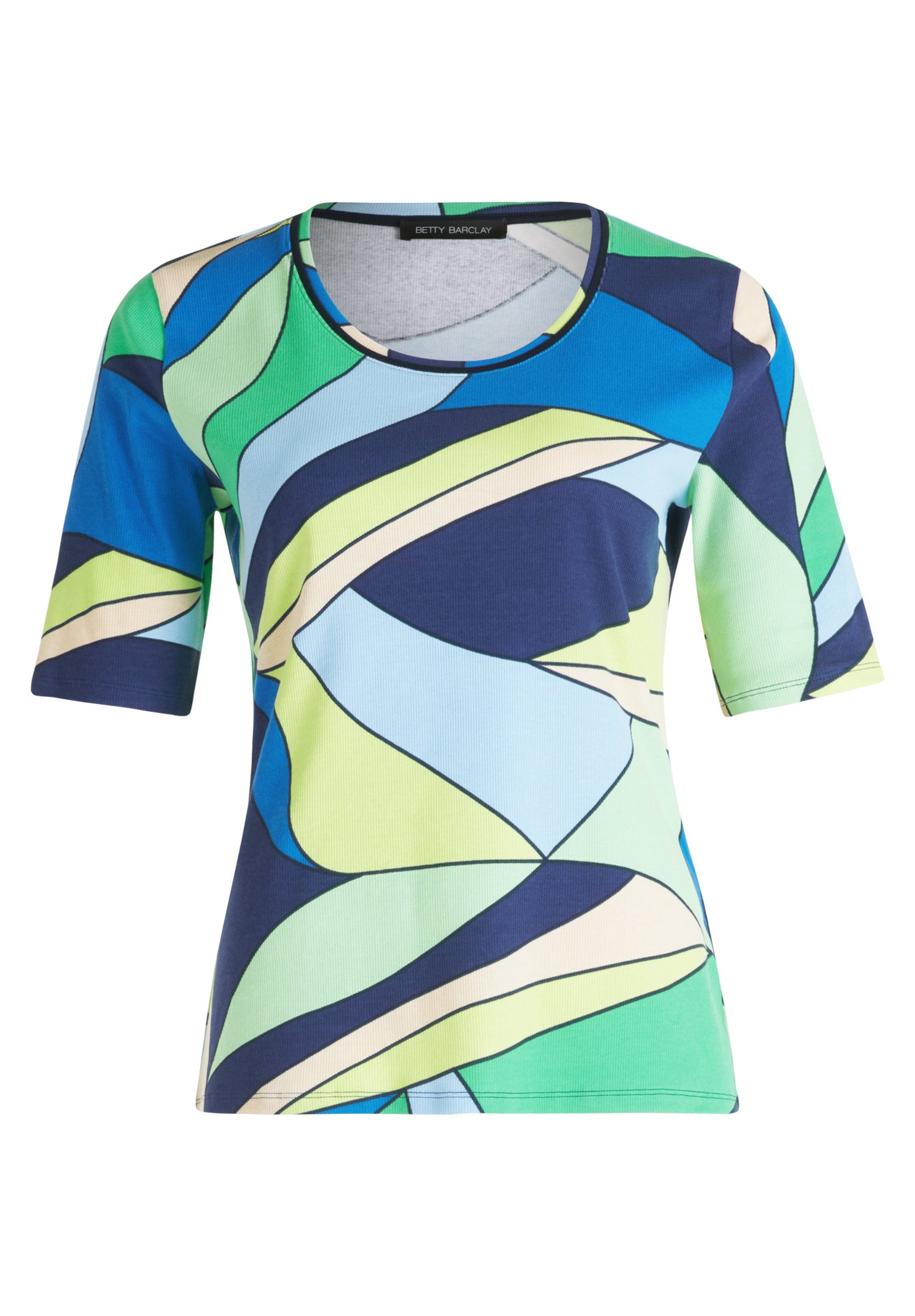 Printed Round Neck T Shirt_2041 2485_8850_01