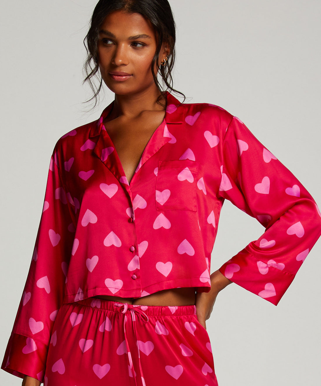 Jacket Long Sleeve Satin Hearts_204177_Bright Rose_01