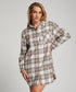 Ns Long Sleeve Boyfriend Twill Check_204185_Oatmeal Melee_01