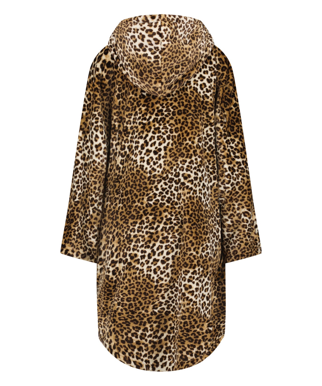 Poncho Flannel Fleece Leopard_204187_Oatmeal Melee_05