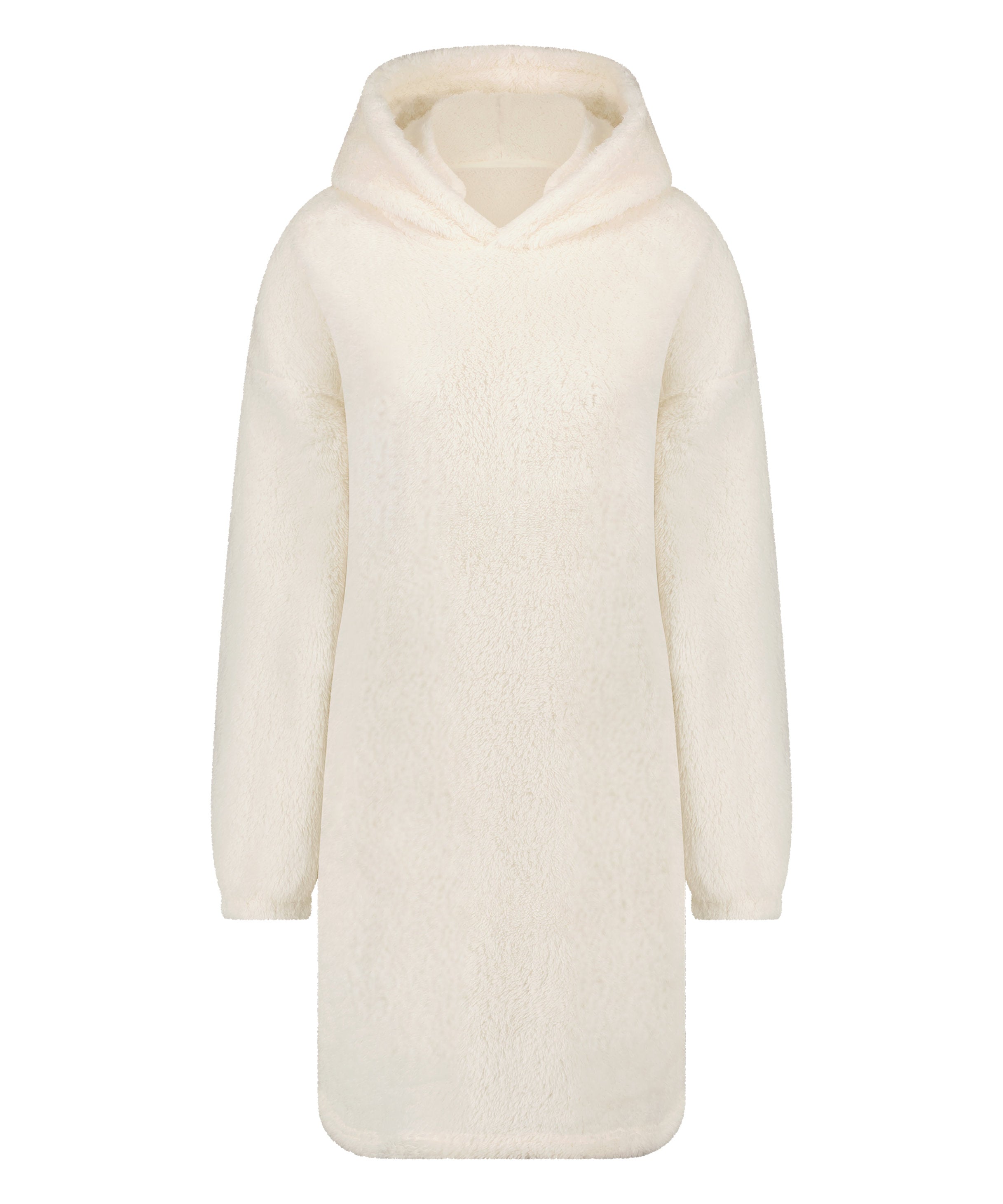 Robe Dress Snuggle Fleece_204190_Snow White_04