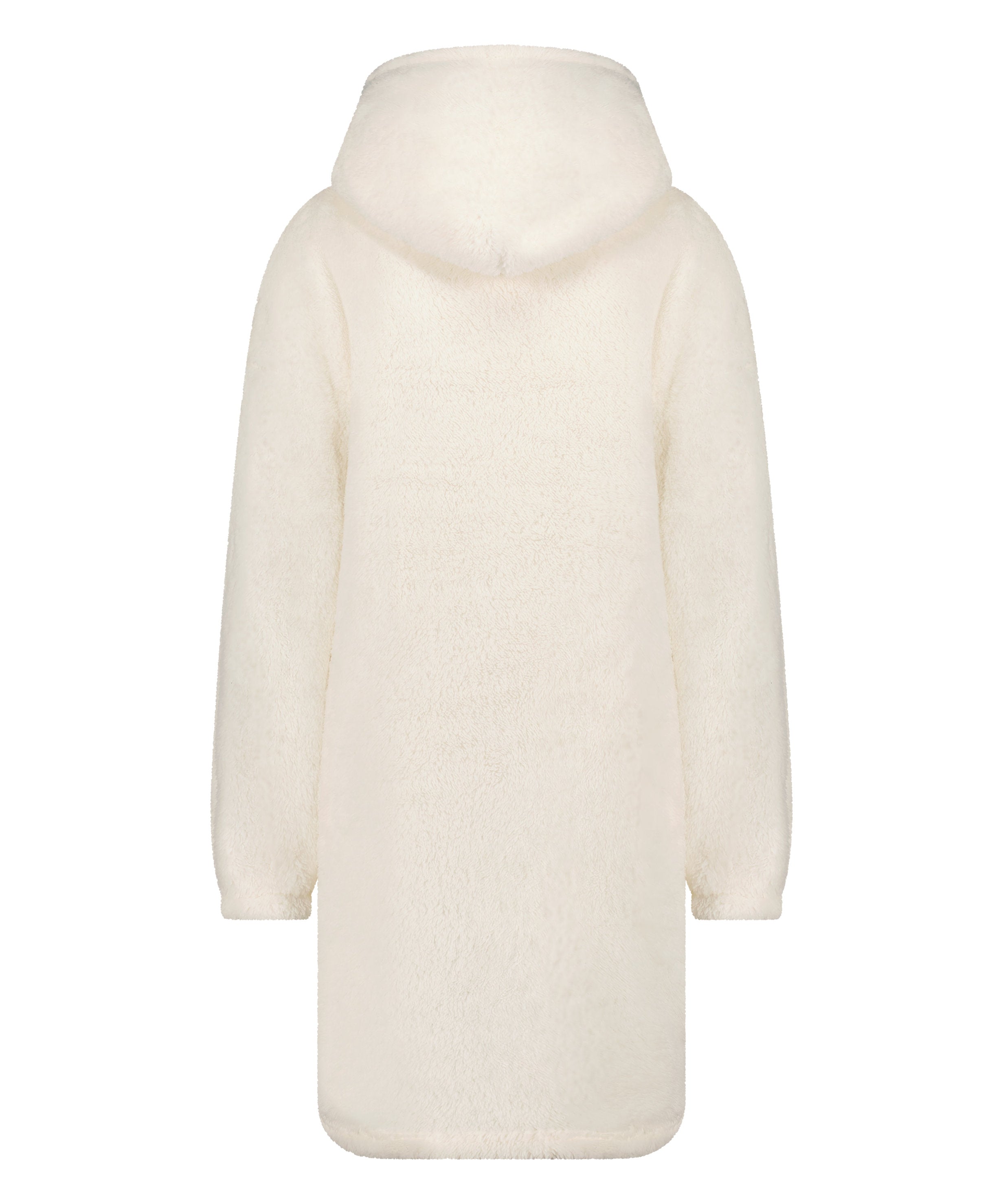 Robe Dress Snuggle Fleece_204190_Snow White_05