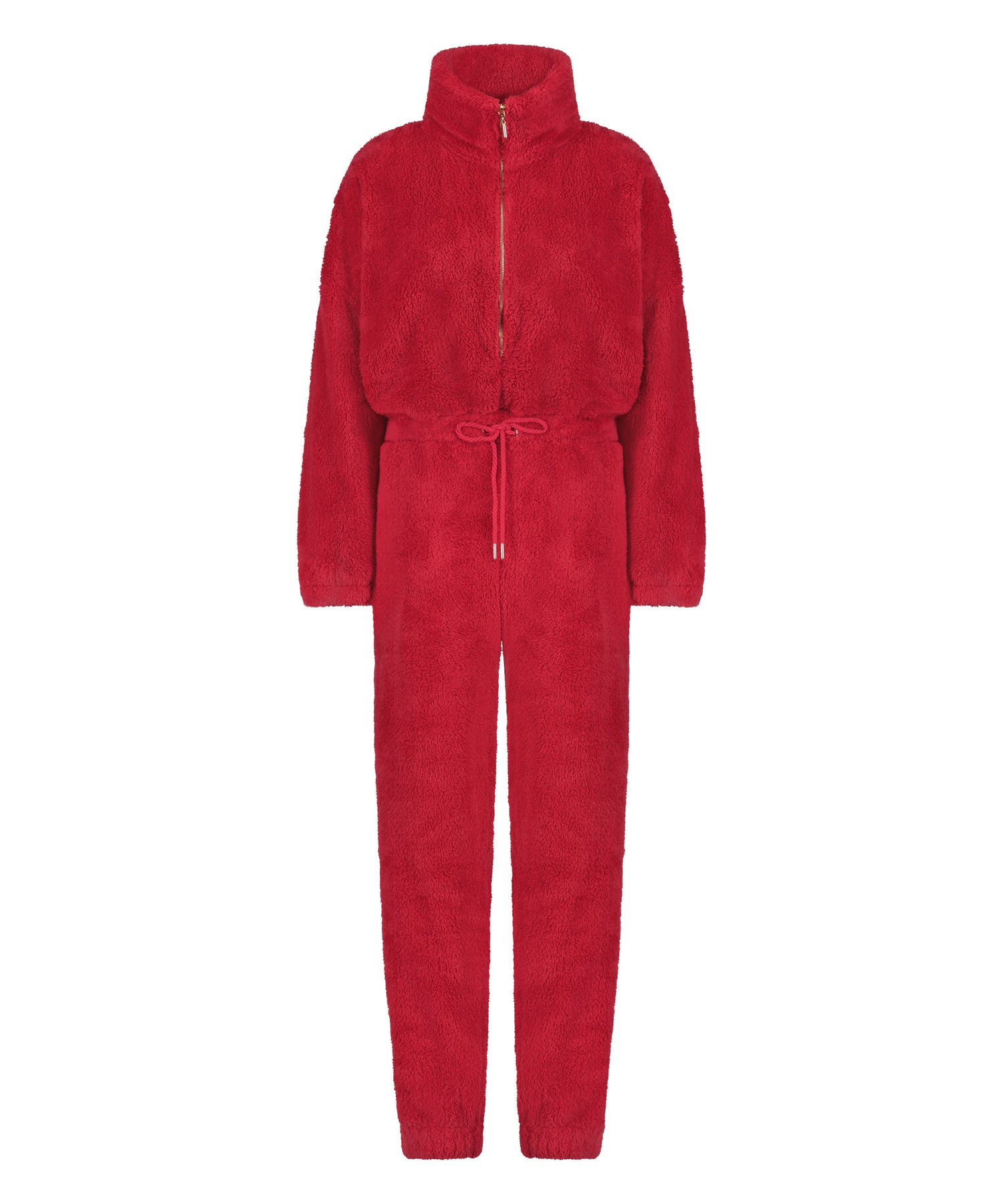 Onesie Fluffy Fleece Zip Up_204197_Bright Rose_04