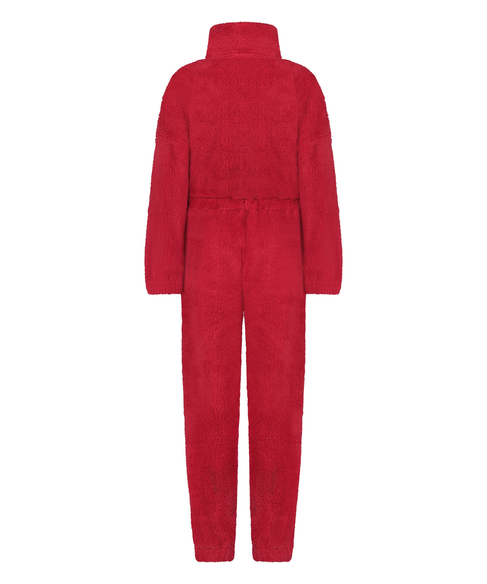 Onesie Fluffy Fleece Zip Up_204197_Bright Rose_05
