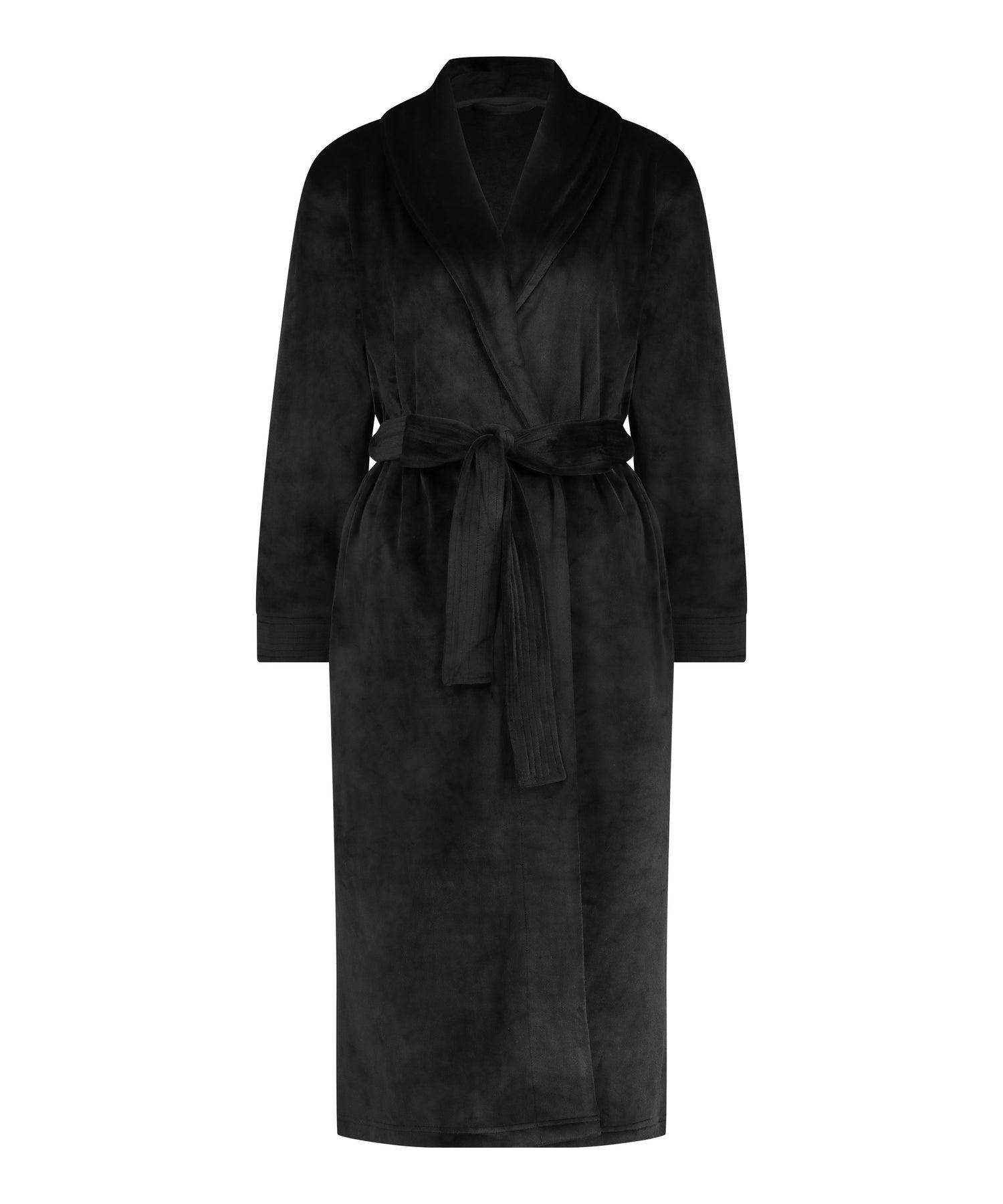 Robe Velours Long Quilt_204198_Black_04