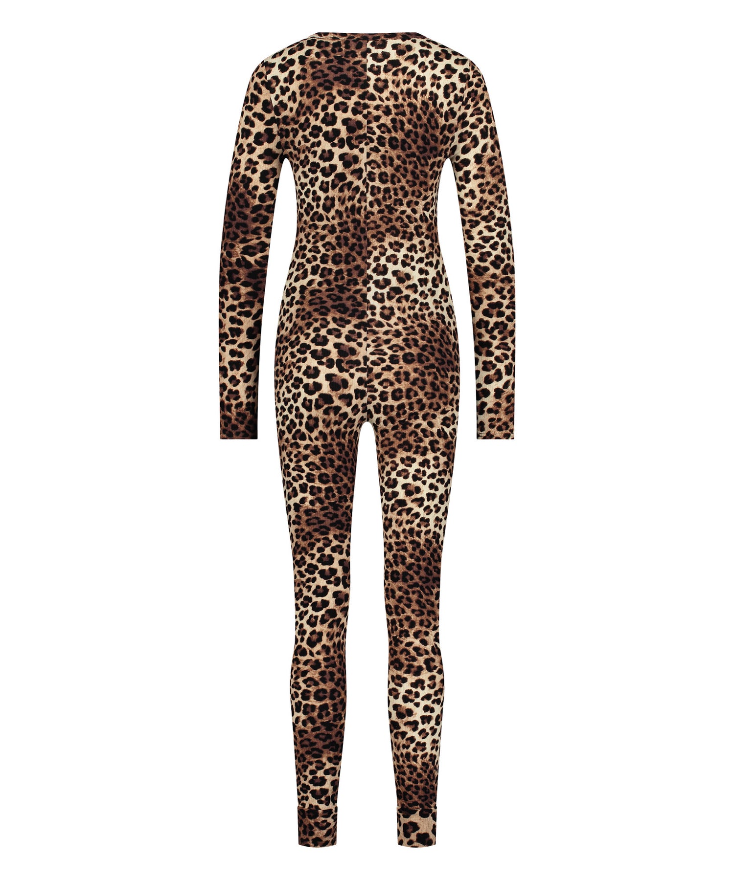 Onesie Slim Rib Henley Leopard_204200_Oatmeal Melee_05