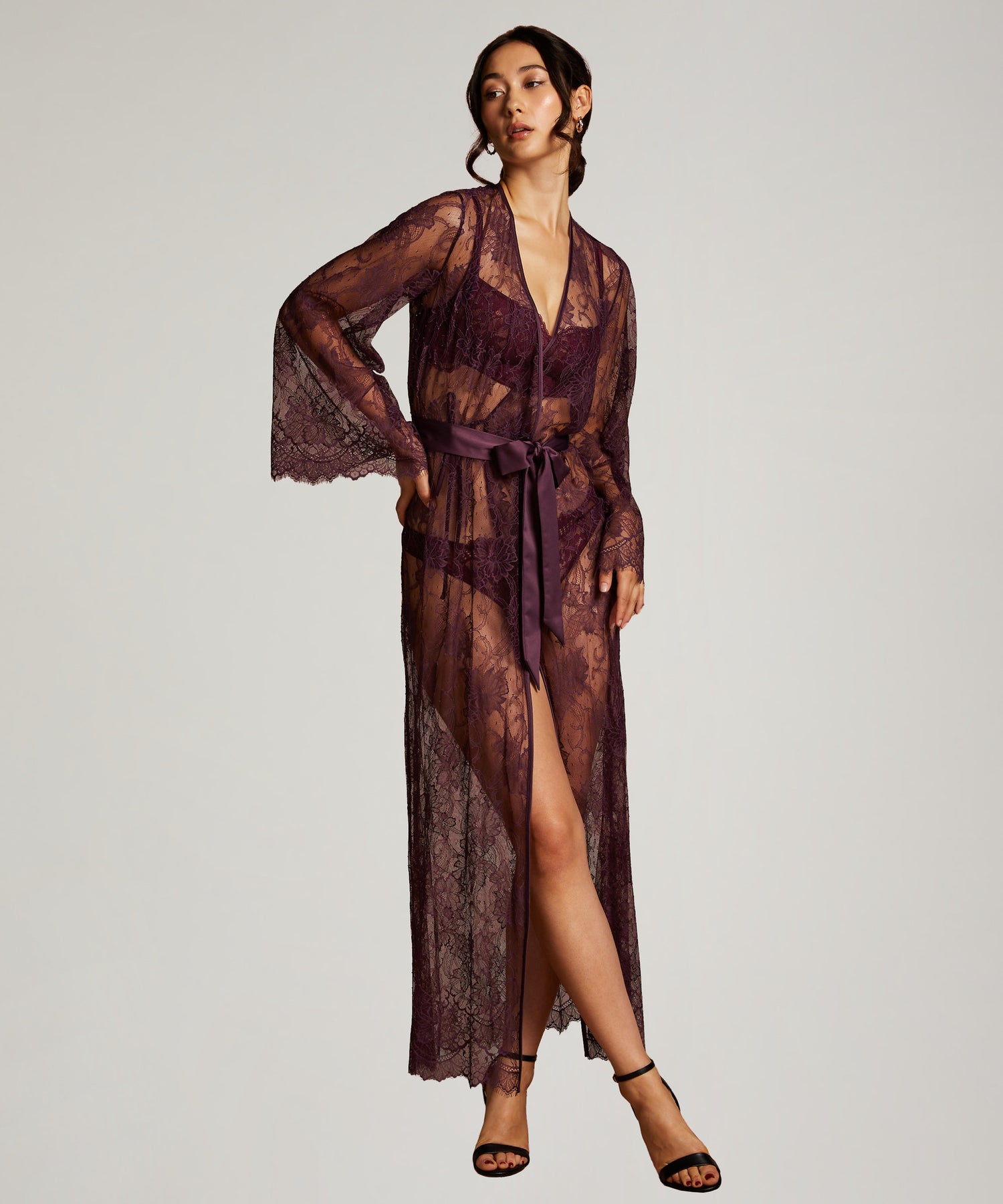 Kimono Long Lace Magdalena_204207_Italian Plum  _03