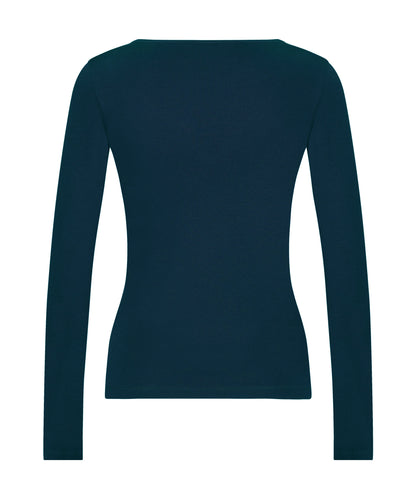 Top Long Sleeve Round V Neck_204216_Reflecting Pond_06