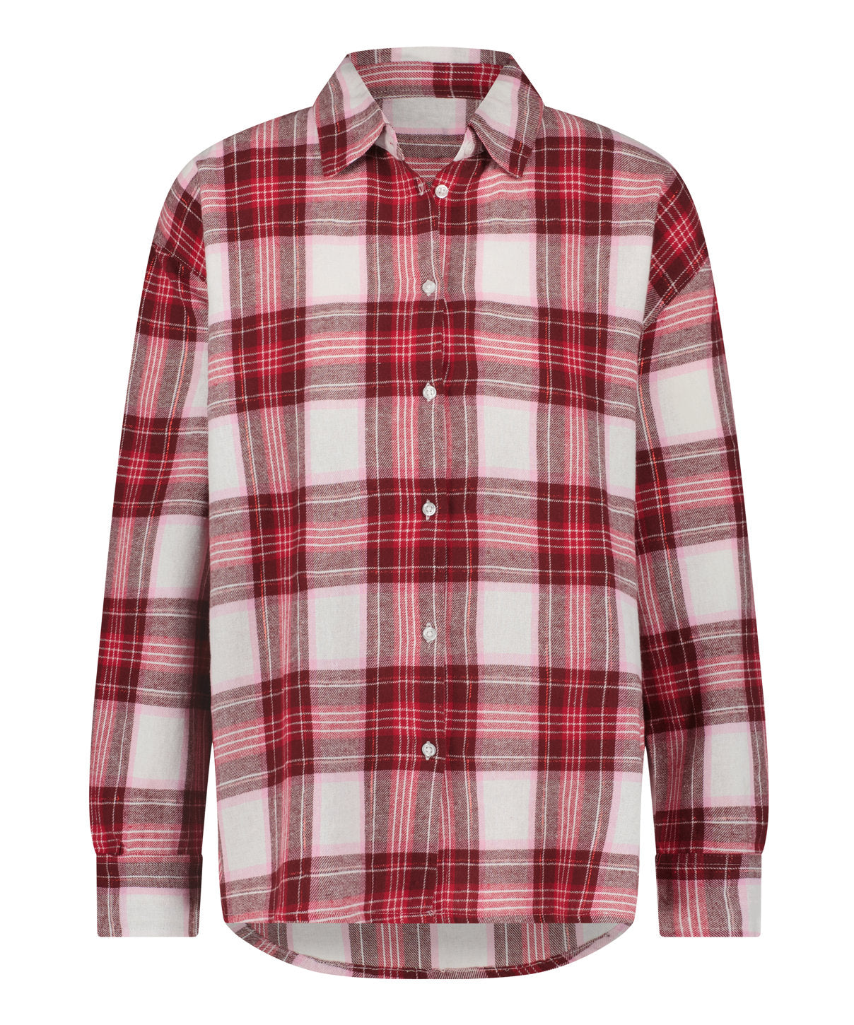 Jacket Flannel Long Sleeve Twill Check_204232_Cerise_05