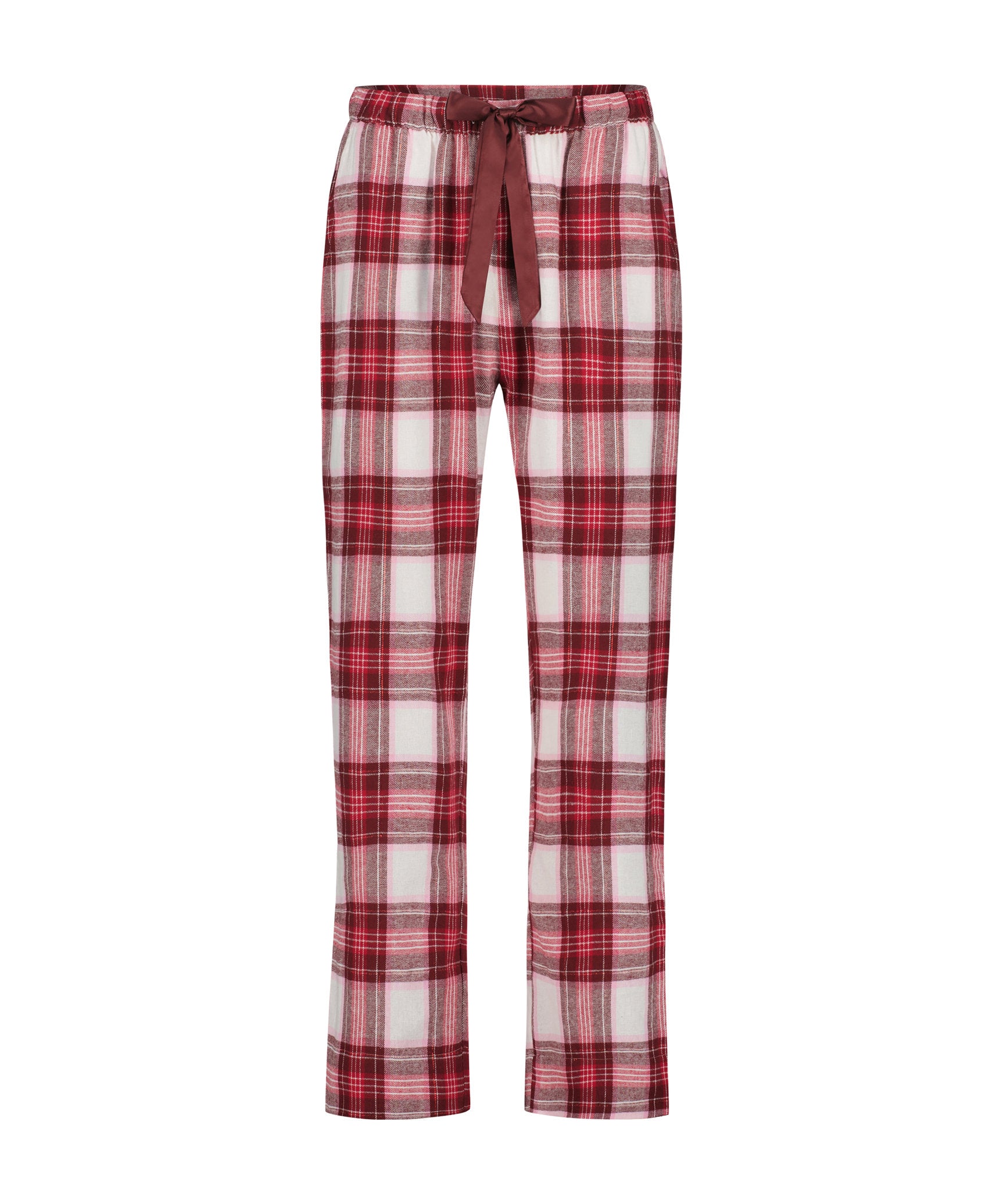 Pant Flannel Straight Check_204233_Cerise_05
