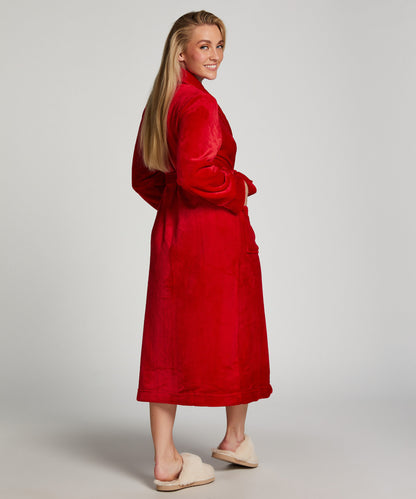 Robe Long Flannel Fleece_204236_Goji Berry_03