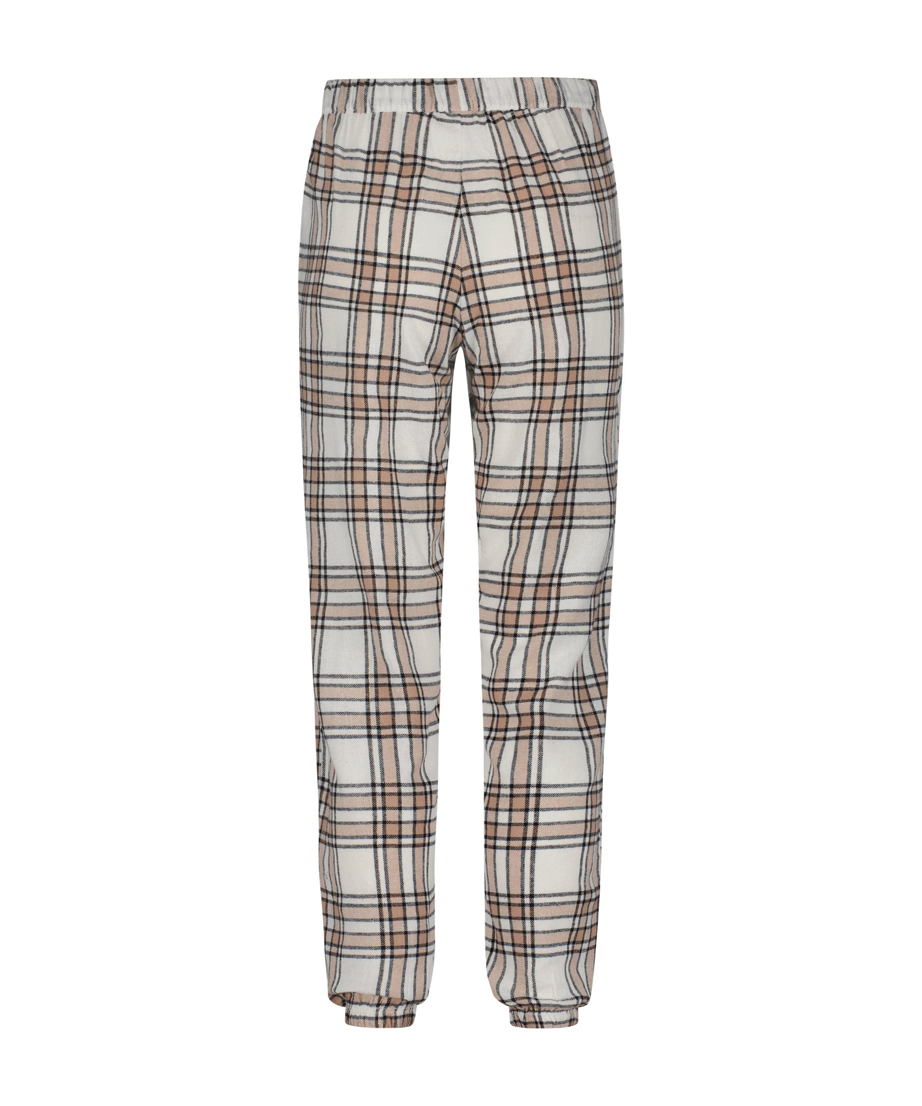 Pant Flannel Twill Check Cuff_204243_Oatmeal Melee_05