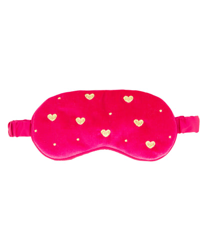 Rosa Heart Velours Sleepingmask_204268_Bright Rose_03