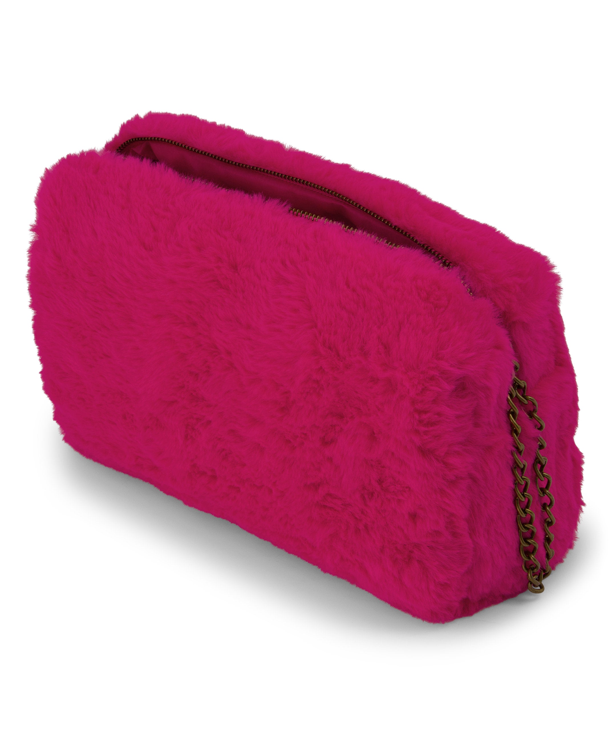 Lucy Fake Fur Make Up Bag_204274_Bright Rose_03