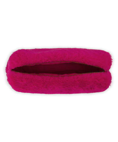 Lucy Fake Fur Make Up Bag_204274_Bright Rose_04