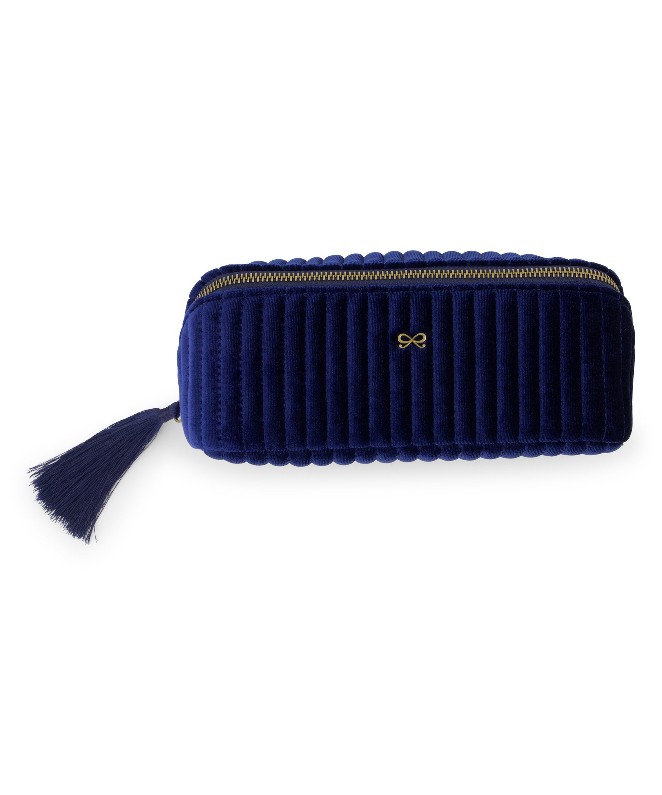 Sophie Quilted Velours Make Up Bag_204275_Maritime Blue_02