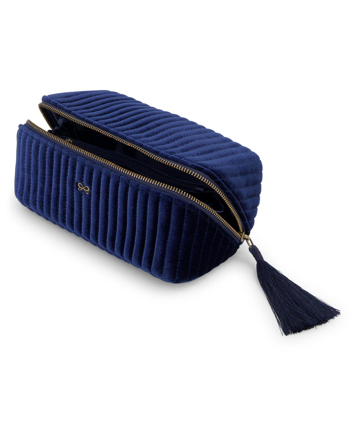 Sophie Quilted Velours Make Up Bag_204275_Maritime Blue_03