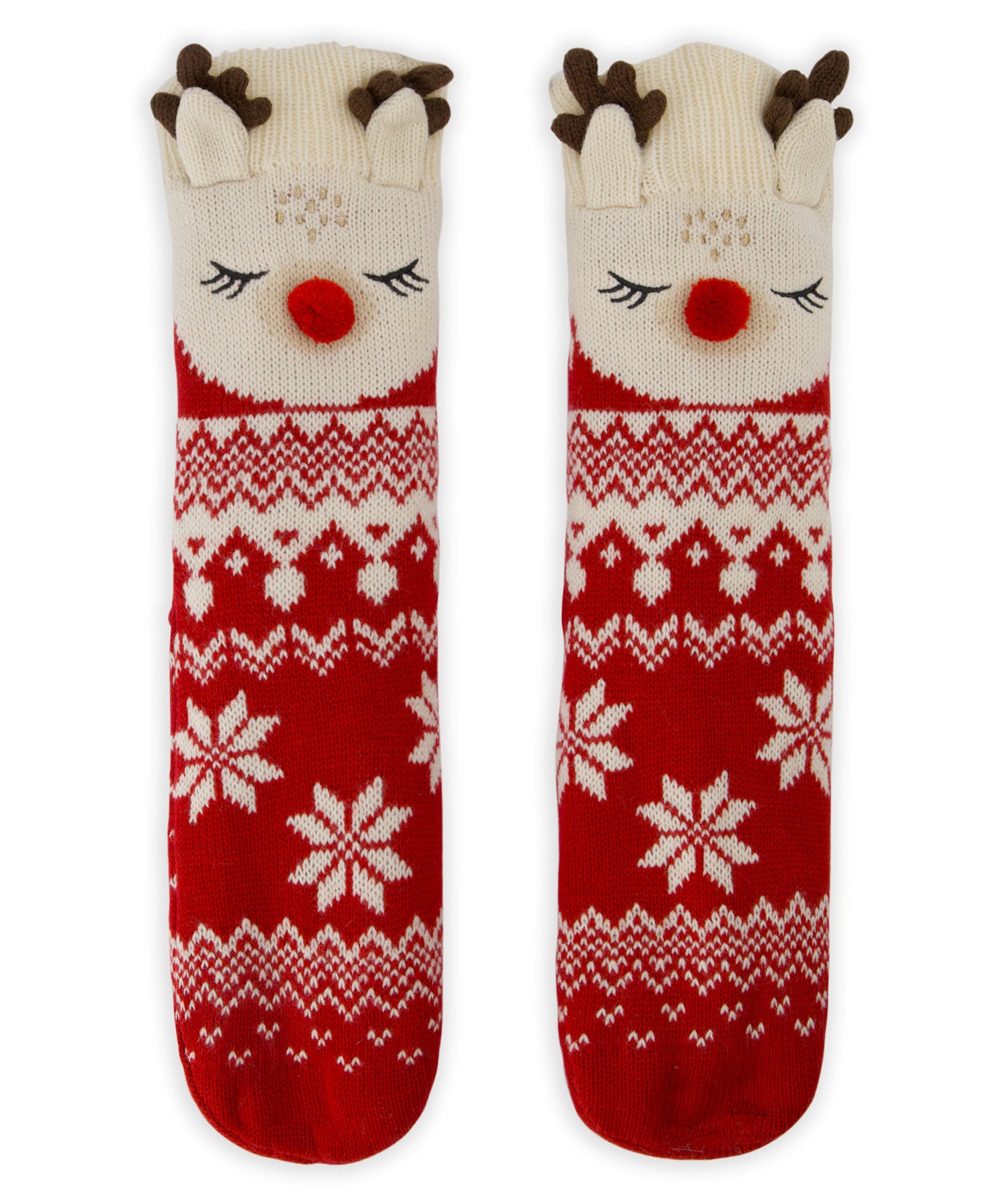 Renda Reindeer Sock Boot_204287_Goji Berry_03