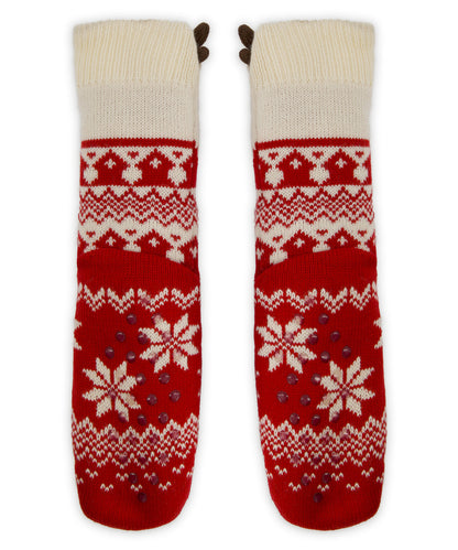 Renda Reindeer Sock Boot_204287_Goji Berry_04