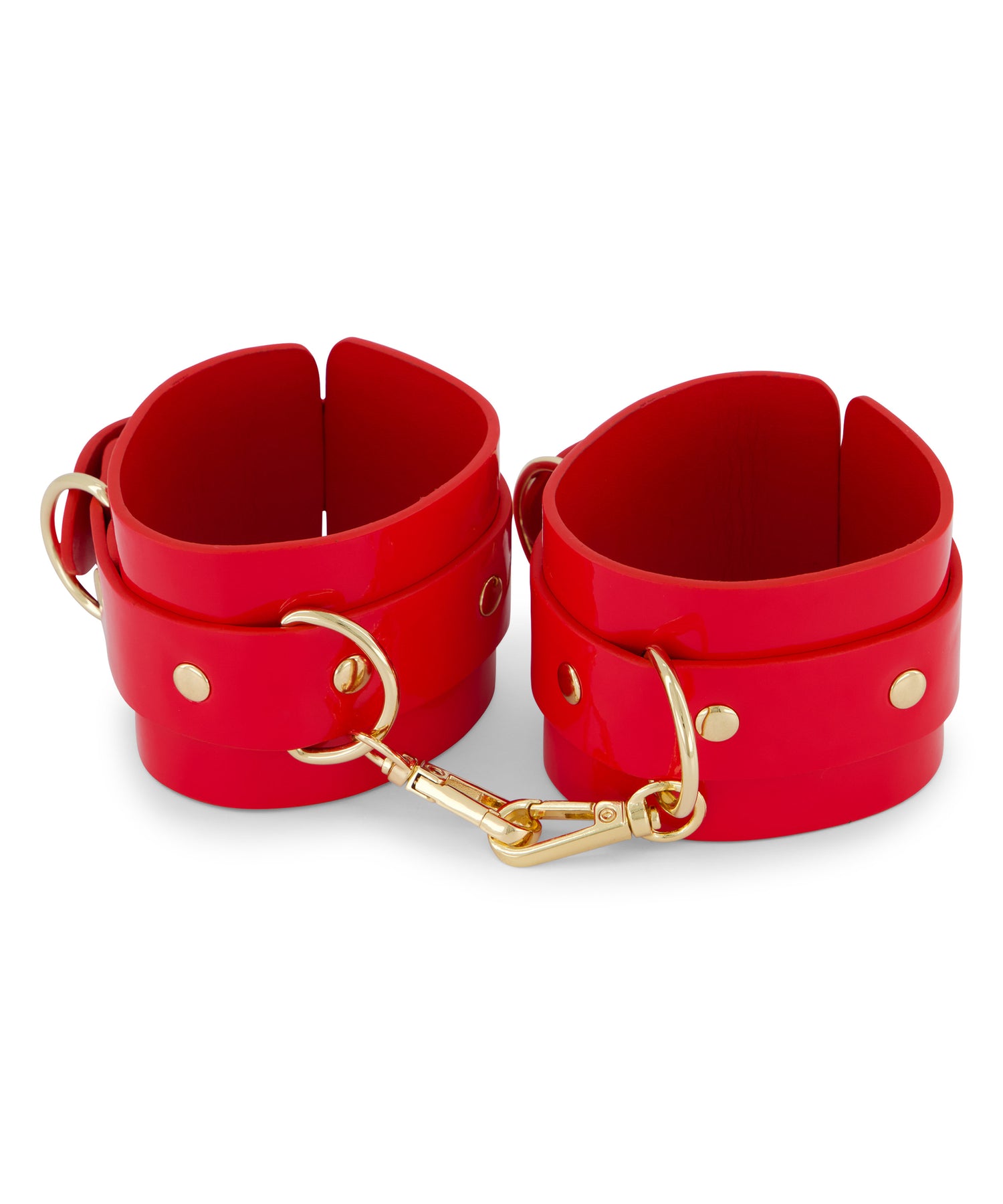 Wrist Cuffs High Gloss Pu_204304_Tango Red_01