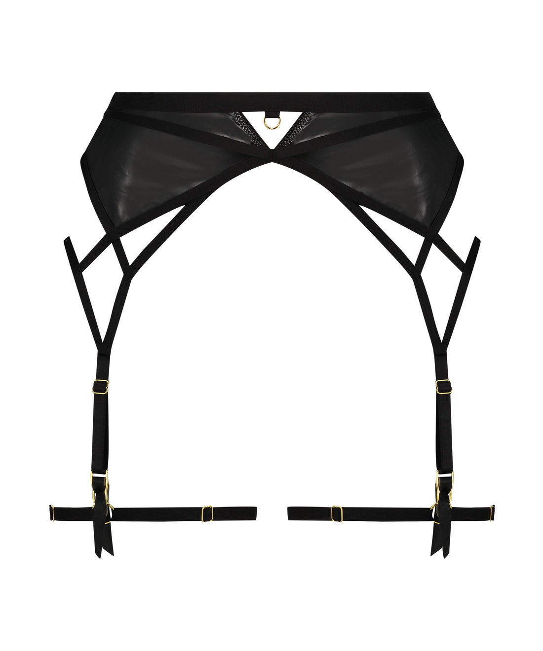 Seductress High Gloss Suspenderbelt_204315_Black_01