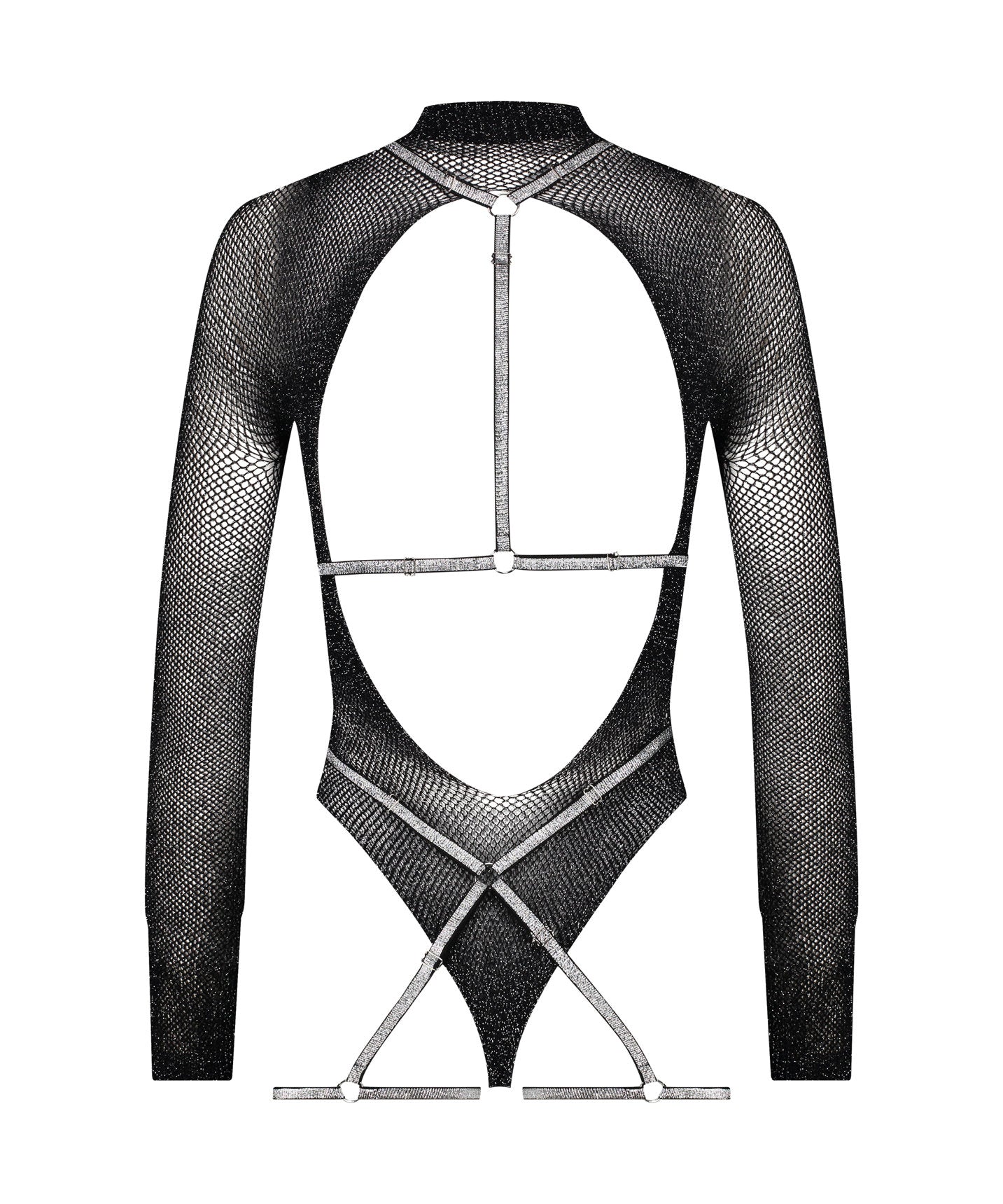 Private Lurex Body Harness Set Cc_204351_Caviar_02