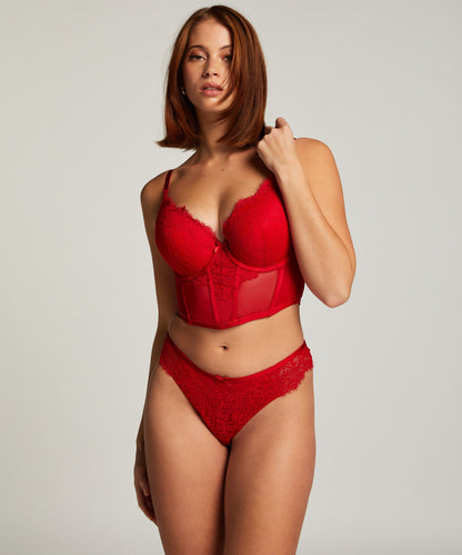 Arabella Push Up Bra In Different Cup Sizes_204593_Tango Red_05