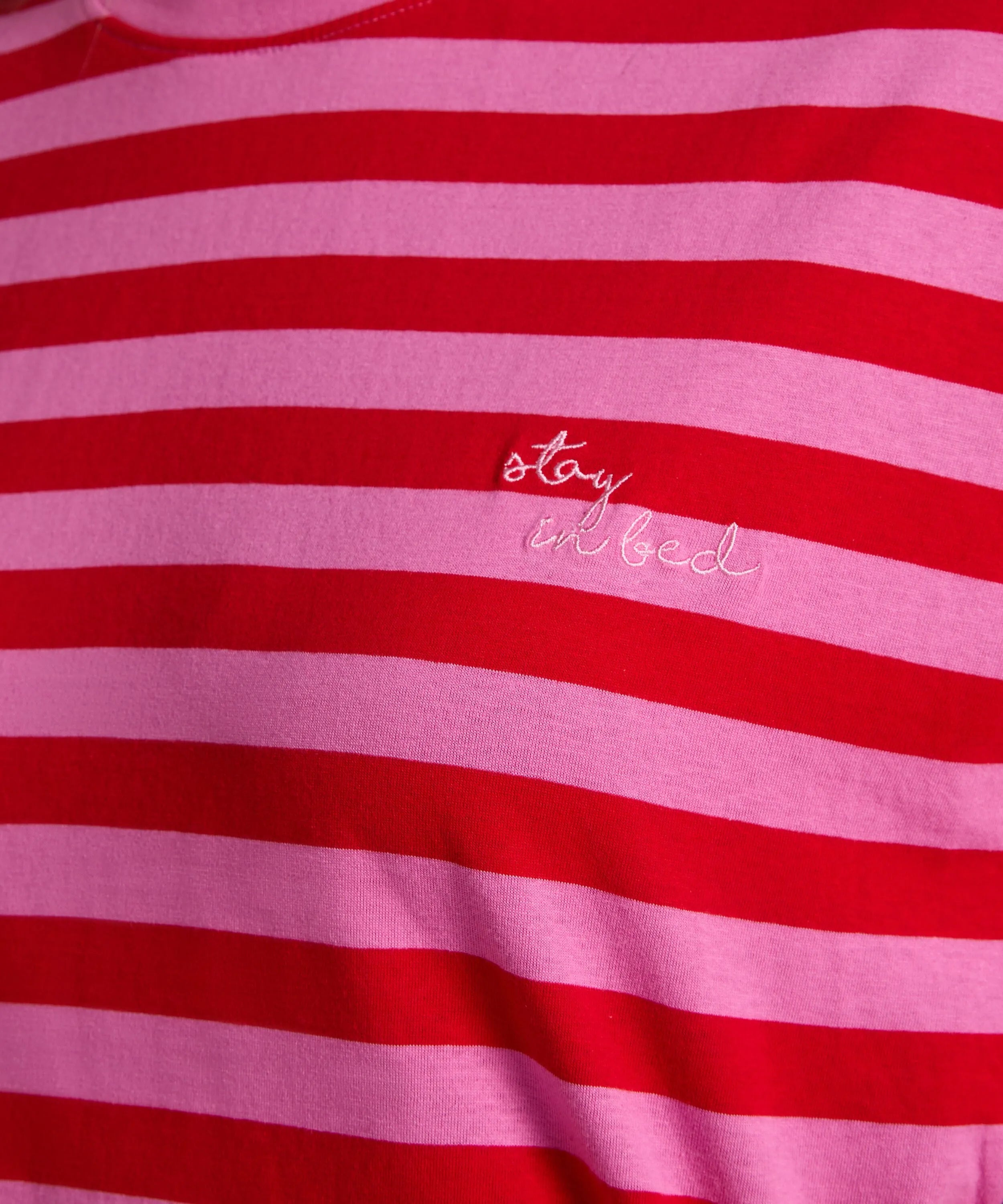 Hunkemoller Pink Women Round Neck Nightshirt SKU: 205009_Pink Image 02