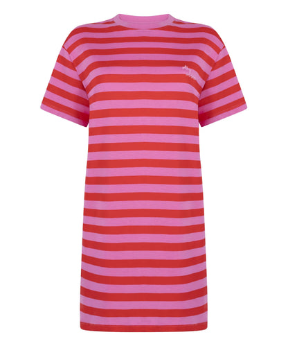 Hunkemoller Pink Women Round Neck Nightshirt SKU: 205009_Pink Image 04