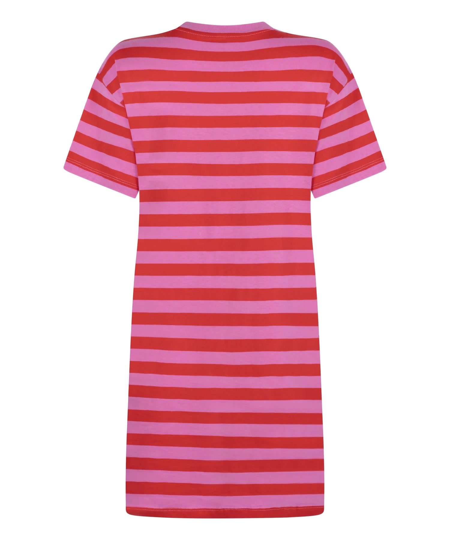 Hunkemoller Pink Women Round Neck Nightshirt SKU: 205009_Pink Image 05