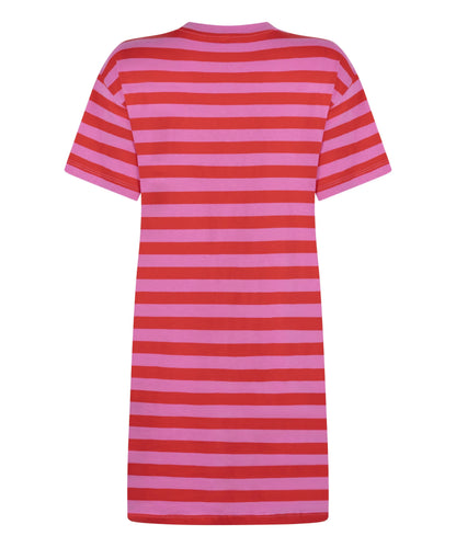 Hunkemoller Pink Women Round Neck Nightshirt SKU: 205009_Pink Image 05