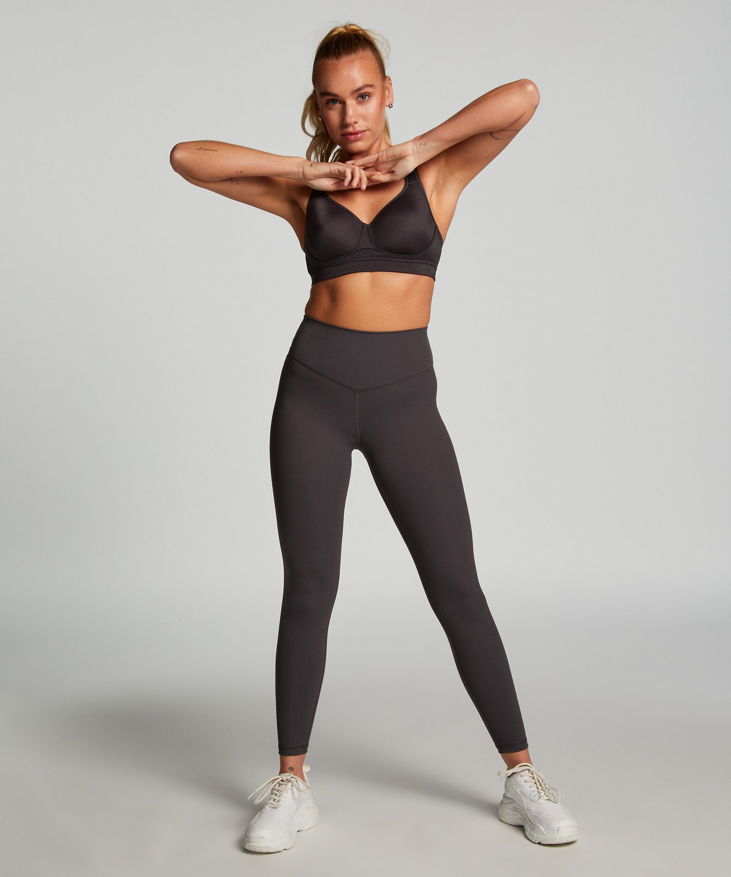 HKMX High Waist Leggings_205183_Black Oyster_01